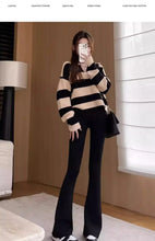 Load image into Gallery viewer, Leggings Women Gothic Sexy Girl Womens Clothing Seamless Leggings Bell-bottomed Pants Women Y2k Shark Pants Winter High Street
