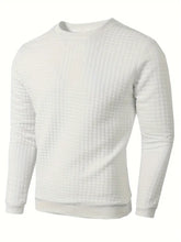 Load image into Gallery viewer, Modern Jacquard Crewneck Knit Pullover
