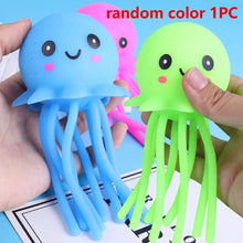 Load image into Gallery viewer, Baby Bath Toys Sponge Water Absorbing Octopus Squeezing Stress Relief Toys Summer Swimming Play Water Bath Toy for Children

