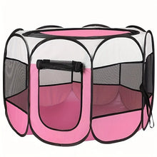 Load image into Gallery viewer, Classic-Style Portable Pet Playpen &amp; Tent | Durable, Foldable, Comfort Design | Secure Outdoor Pet Bed for Cats &amp; Dogs
