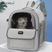 Load image into Gallery viewer, Large Capacity Breathable Mesh Portable Foldable Pet Carrier Backpack for Dog and Cat Outdoor Travel Camping Hiking Supplies
