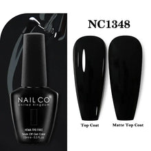 Load image into Gallery viewer, NAILCO 333 Colors Gel Nail Polish Semi Permanent Varnishes Nails Art Design Hybrid Soak Off Top Base Coat UV Gel Manicure 15ml
