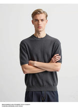 Load image into Gallery viewer, Knitted Smart Casual Tee Men
