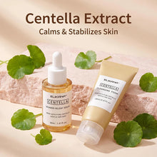 Load image into Gallery viewer, Centella Asiatica Travel Face Skin Care Kit: Serum,Cleansing Oil,Moisturizing Toner,Cleaner Foam,Soothing Cream,Skincare Set
