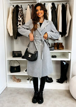 Load image into Gallery viewer, Vintage Double Breasted Wool Trench
