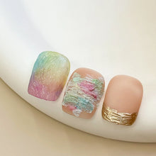Load image into Gallery viewer, Nail Art Texture Brush French Tip Styling Nail Brush Light Therapy Brush Plastic Manicure Painting Tool Nail Art Polish Brush
