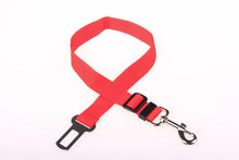 Load image into Gallery viewer, Pet Dog Car Adjustable Safety Belt Harness Safe Lever Traction Collar Car Magic Clip Seat Belt Pet Supplie Auto Accessories
