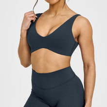 Load image into Gallery viewer, Yoga fitness sports bra women's gathered beautiful back high-intensity sports vest tight sportswear breathable sports top
