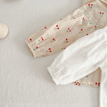 Load image into Gallery viewer, Cherry Print Baby Sun Jacket
