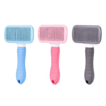 Load image into Gallery viewer, Pet massage comb, fur grooming brush, easily remove shedding undercoat of cats and dogs with one click

