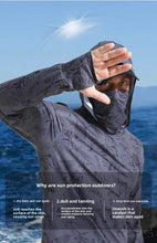 Load image into Gallery viewer, Hooded Design Fishing Shirt Summer Mask Lightweight Material Hooded Fishing Clothes Performance Fabric Outdoor Hoodie
