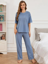 Load image into Gallery viewer, Solid Knit Two Piece Pajama

