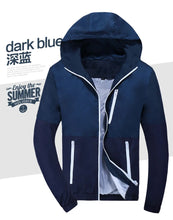 Load image into Gallery viewer, Slim Hooded Patchwork Jacket
