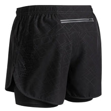 Load image into Gallery viewer, Summer Men's Reflective Running Shorts Fitness Quick Drying Double-Layer Shorts Men's Exercise Training Bodybuilding Shorts
