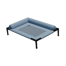Load image into Gallery viewer, Elevated Pet Bed for Dogs &amp; Cats Durable Breathable Cat Bed with Slope Headrest Washable Pet Bed Cat House for All-Season Use
