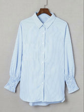 Load image into Gallery viewer, Striped Pocket Casual Shirt Women
