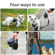 Load image into Gallery viewer, Portable Dog Training Treat Bag Outdoor Pet Dog Treat Pouch Puppy Snack Reward Waist Bag Dog Poop Bag Dispenser Pet Accessories
