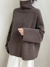 Load image into Gallery viewer, Elegant Merino Turtleneck Knit Sweater
