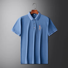 Load image into Gallery viewer, Men's Embroidered Casual Fashion Short Sleeved POLO Shirt Summer Comfortable Top

