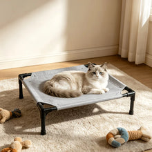 Load image into Gallery viewer, Pet Camping Bed Elevated Bed for Dogs Folding Puppy Camping Bed Cat House Portable Removable Washable Puppy Beds Dog Hammock
