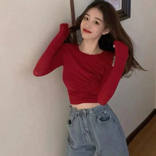 Load image into Gallery viewer, Slim Hollow Detail Tee Women
