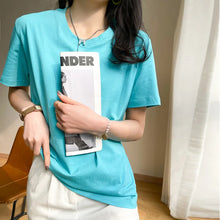 Load image into Gallery viewer, Loose Cotton Summer Tee Women
