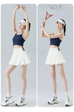 Load image into Gallery viewer, Women‘s Tennis Skirt Summer  High Waist Flared Golf Skirt with Built-in Shorts 2 in 1 Athletic Quick Dry Shorts Skirt Pickleball

