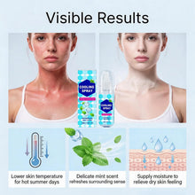 Load image into Gallery viewer, Cooling Spray for Body 50ml Summer Face Refreshing Mist Mint Scent Instant Cooling Spray for Adults Outdoor Activities Workout
