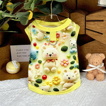 Load image into Gallery viewer, Spring pet apparel: cat &amp; dog clothing - cartoon 3d print, teddy style, cute &amp; breathable, anti-shedding, dropshipping available
