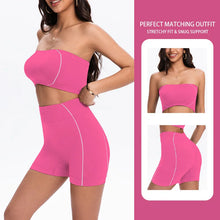 Load image into Gallery viewer, Women's Side Line Contrast Yoga Set Flat Seam Moisture Wicking Anti Rubbing Outdoor Workout Daily Trendy Fitness Two Piece Suit
