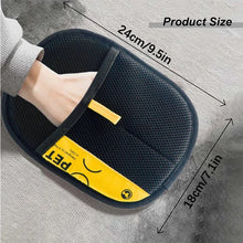 Load image into Gallery viewer, Pet Hair Remover Gloves Electrostatic for Cats Dogs, Reusable Washable Grooming Glove with 2-in-1 Lint Roller Brush - Safe Non-T
