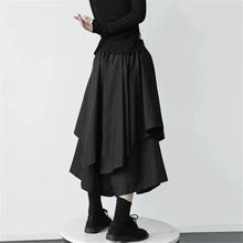 Load image into Gallery viewer, Skirts Pants Women Autumn Solid Asymmetric Trendy Design Simple High Waist Korean Elegant Leisure All-Match Streetwear Chic Ins
