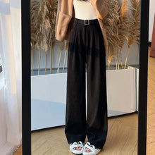 Load image into Gallery viewer, Women's Pants Autumn Winter Corduroy High Waist Wide Leg Pants for Women Casual Trousers Female Straight Pants Women Clothes New
