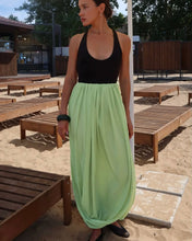 Load image into Gallery viewer, Irregular Skirt for Women Spring Summer New Elegant Street Style Skirt Women's Fashion Loose Ruched Draped Side Split Maxi Skirt
