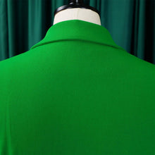 Load image into Gallery viewer, Pleated Notched Collar Midi Dress
