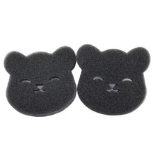 Load image into Gallery viewer, 2 /4 Sets Of Household Pet Hair Remover, Machine Washed Bear Sticky Sponge, Reusable, Suitable For Washing Machine, Dryer, Black
