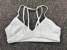 Load image into Gallery viewer, New Sports Bra Women Gym Yoga Sport Bra Bralette Mujer Brassiere Sport FemWhite Blue Navy Workout Top Red Pink
