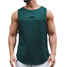 Load image into Gallery viewer, Summer Tank Top Mens Gym Fitness Training Clothing Quick Dry Silm Fit Bodybuilding Sleeveless Shirts Men Fashion Basketball Vest
