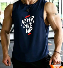 Load image into Gallery viewer, Men's Summer Fitness Muscle Sports Tank Top Breathable Moisture Wicking Loose Sleeveless Quick Dry Training T-Shirt Letter Print
