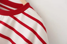 Load image into Gallery viewer, Striped Cotton Summer Tee Women

