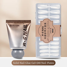 Load image into Gallery viewer, RSNAIL 30g Solid Nail Glue Gel Strong Adhesive for Press On Nails Nail Tip Glue No Damage to Nails 5min Fast Curing UV Nail Glue
