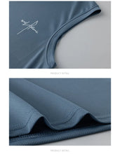 Load image into Gallery viewer, Summer Men‘s Workout Tee Running Training Hooded Sleeveless Gym Fitness Top Fashionable Loose Quick Drying Sports Tank Top
