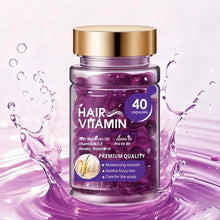 Load image into Gallery viewer, Hair Vitamin Serum Capsules 40Pcs With Moroccan Jojoba Oil Keratin Nourishing Hair Oil For Dry Damaged Frizzy Repair Hair Care
