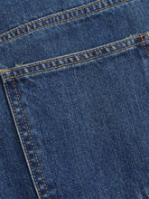 Load image into Gallery viewer, Slanted Placket Retro Wide Jeans

