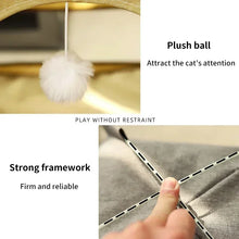 Load image into Gallery viewer, Pet Tent Bed Removable Cat Sofa Basket Canvas Semi-enclosed Cat House Dog Cave Hut Cat Sleeping Bed for Room Decor Pet Supplies

