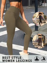 Load image into Gallery viewer, Women's Super Soft Leggings High Waisted Tummy Control No See Through Workout Yoga Running Athletic Push Up Gym Fitness Leggings
