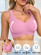 Load image into Gallery viewer, Sport Everyday Bras for Women Full Cup Seamless Push Up Female Underwear Adjustable Stretch Shoulder Straps Bralette Underwear
