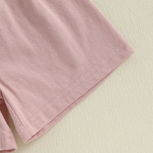 Load image into Gallery viewer, Waffle Pajama Shorts Set
