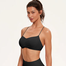 Load image into Gallery viewer, Sports Bras for Women Strappy Bras Open Back Shockproof Quick-Drying Yoga Bra Padded Gym Crop Tops Workout Fitness Bra Women
