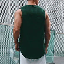 Load image into Gallery viewer, Men's Clothing Bodybuilding Gym T-shirts for Men Basketball Man Sleeveless Shirt T-shirt Vest Summer Clothes Tops Tees
